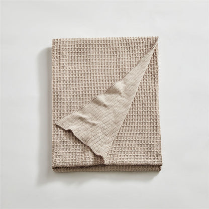 Couverture en coton gaufrée | Chaleur infinie à la maison