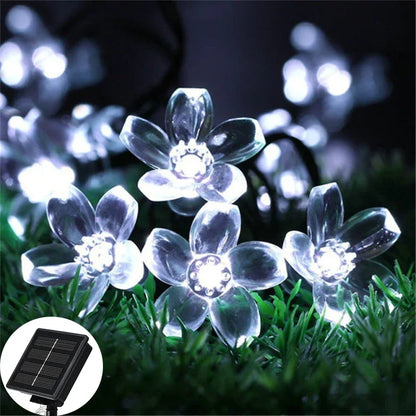 Flora – Guirlande de fleurs à énergie solaire