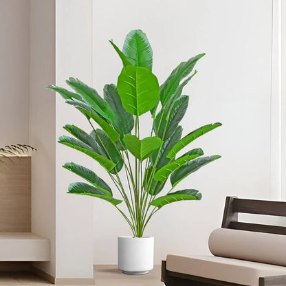 Floroux Artificial Banana Plant | Easy Maintenance | Decorative Tropical Plant for Home and Office