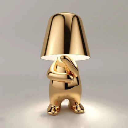Floroux Monsieur LED Table Lamp | Elegant Figure Lamp | Modern Decor for Home & Office