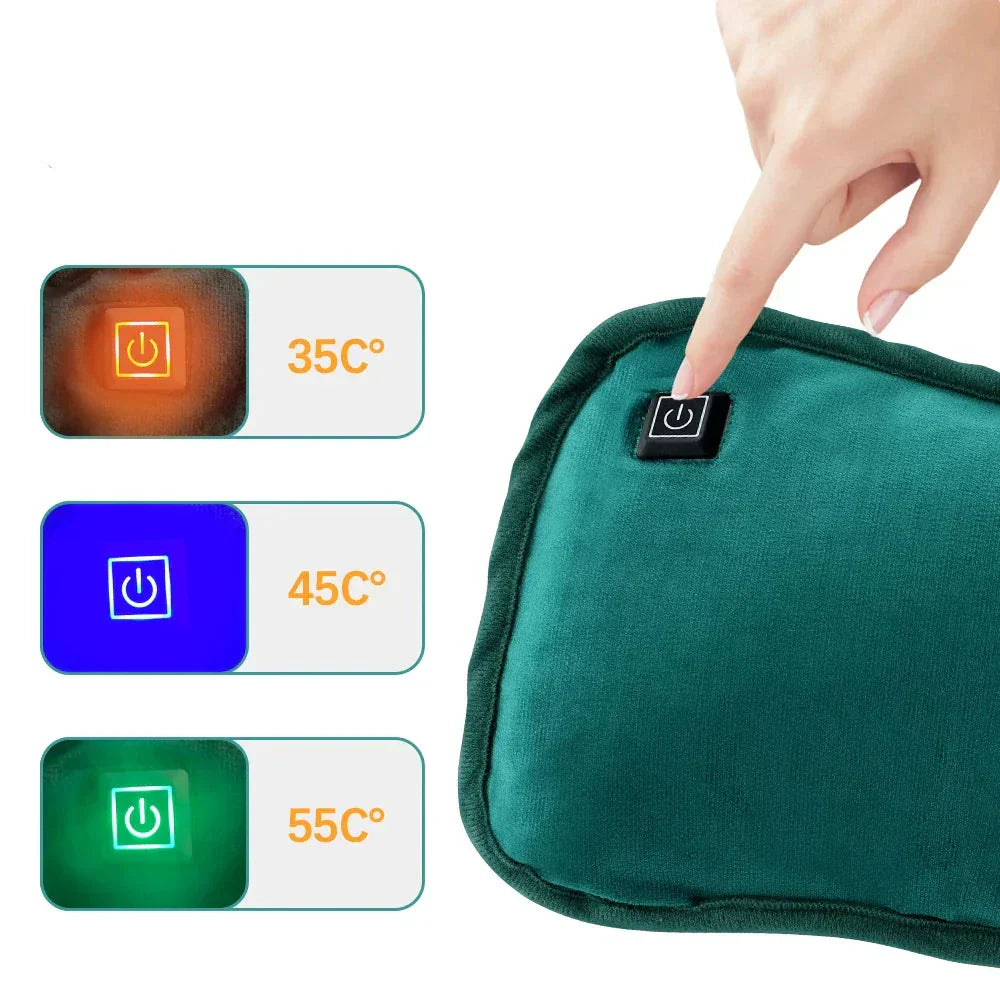 ChaleurPro - Coussin Chauffant Portable Rechargeable