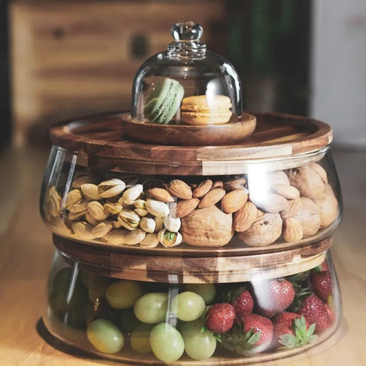 Wood storage container Floroux | Durable storage | Airtight &amp; elegant