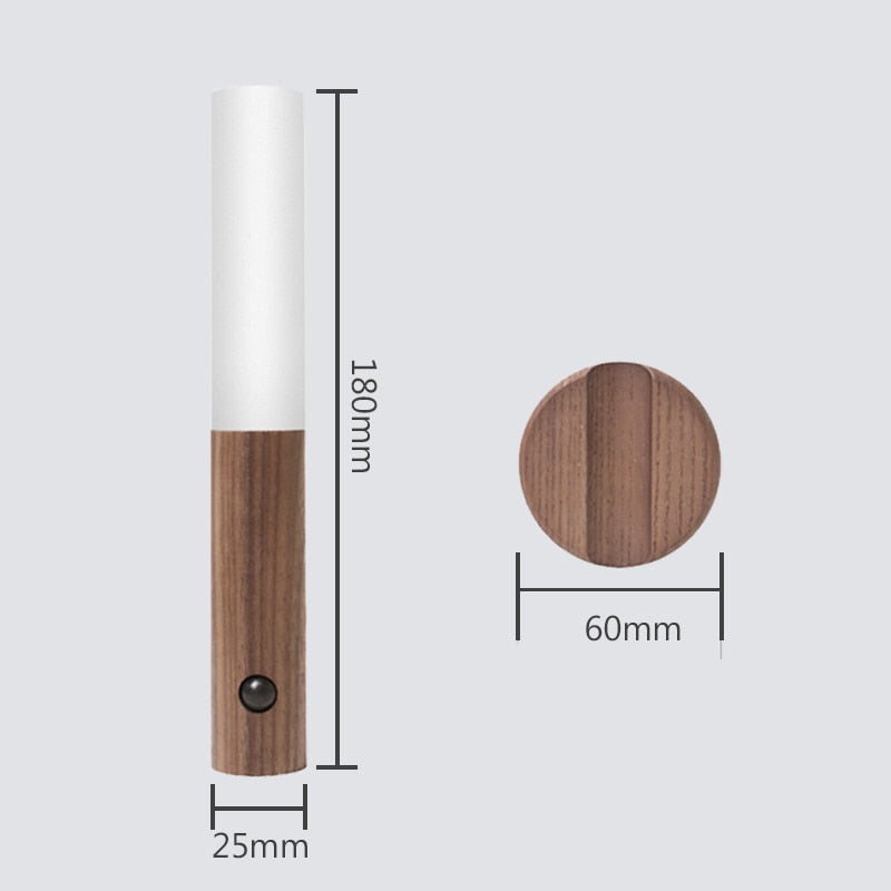 Floroux LED night light with motion sensor | Rechargeable | Magnetic mounting