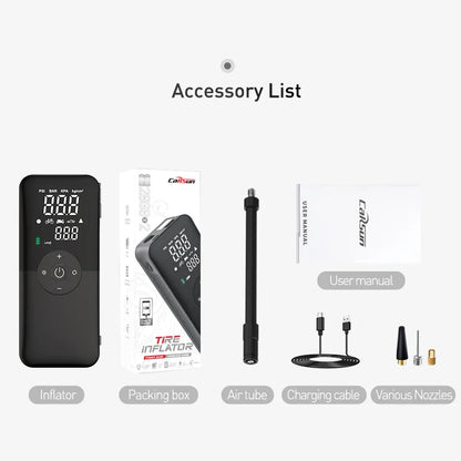 Pompe à air de pneu rechargeable - Puissance maximale pour chaque aventure