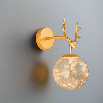 Floroux - Applique LED élégante en design en verre scandinave