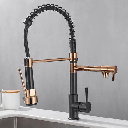 Floroux double outlet faucet | Modern design | Multifunctional kitchen faucet | High-quality materials