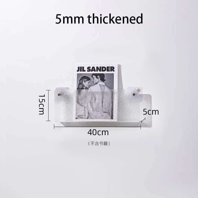 Étagère flottante en acrylique fluorescent des années 80