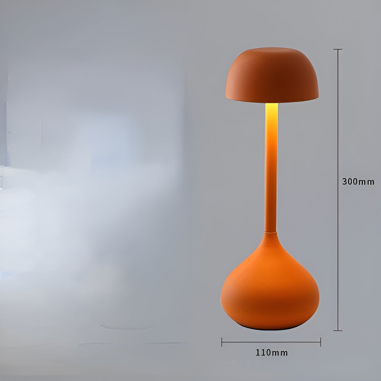 LumiTouch Lampe de Table LED Sans Fil – Élégante, Dimmable et Moderne
