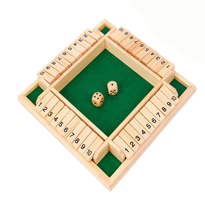 Set de Jeu de Dés Excitant à Quatre Faces pour la Famille et les Amis - Activité de Fête Amusante pour Enfants et Adultes