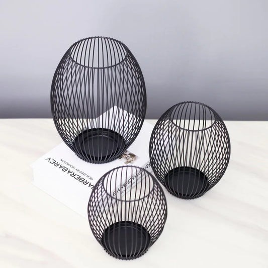 Floroux Elegant Iron Candle Holder | Modern Candle Holder | Home Decoration