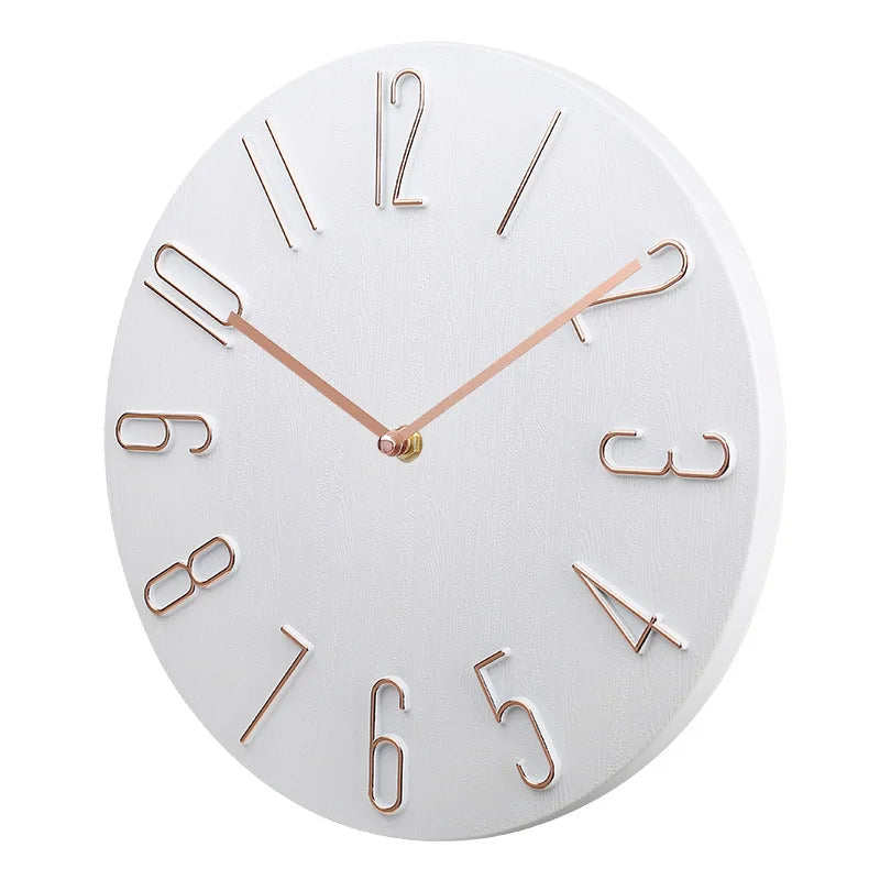 SilenceLuxe – Horloge Murale Ultra-Silencieuse et Contemporaine