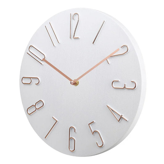 SilenceLuxe – Horloge Murale Ultra-Silencieuse et Contemporaine