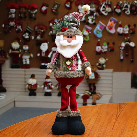 FeteLegere Figurines de Noël en Peluche - Figurines de Noël Adorables pour Enfants