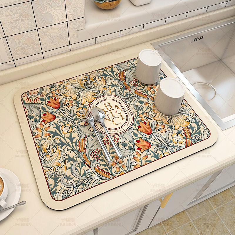 Tapis de drainage de cuisine - hygiène et confort combinés