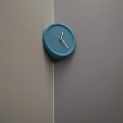 SilentCorner Horloge - Horloge mural silencieux élégant sans perçage