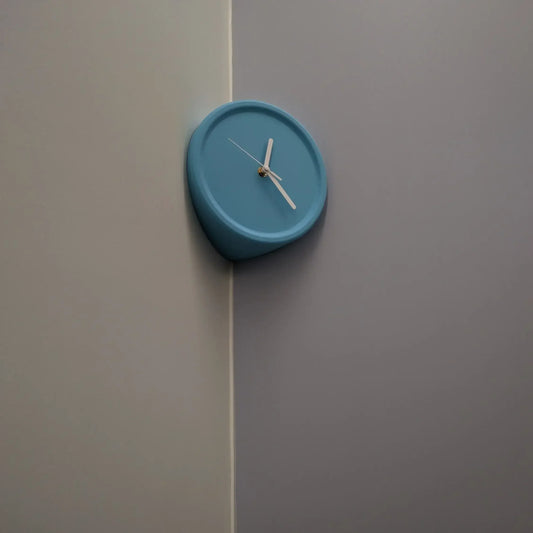 SilentCorner Horloge - Horloge mural silencieux élégant sans perçage