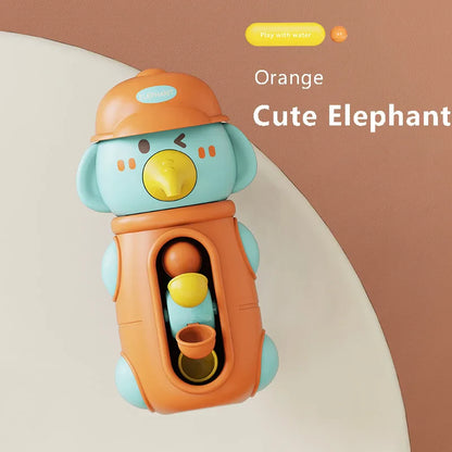 Jouets de jeu d'eau canard et éléphant adorables pour bébés - Parfait amusement estival à la baignoire pour enfants de 6 mois et plus