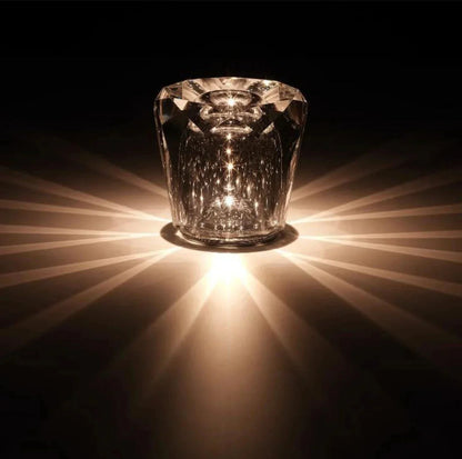 LuminaCristal – Lampe de Table en Cristal Élégante pour Restaurant et Bar