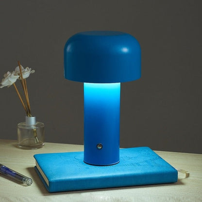 Floroux Style Champignon Lampe de Table Sans Fil Luxe Nordique