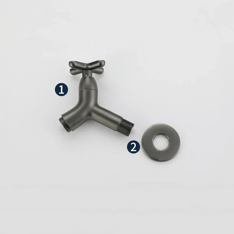 Robinets muraux | Robinet d'eau froide en laiton