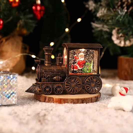 TrainEnchanté de Noël magique - Décoration de Noël magique avec LED