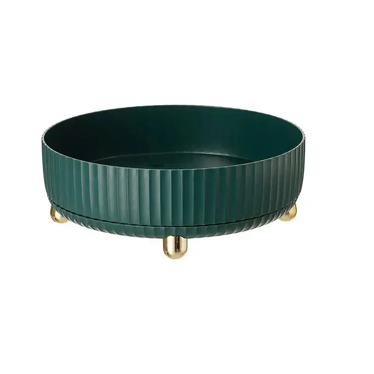 Designer coupe de fruits avec des accents dorés - Moderne et luxueux