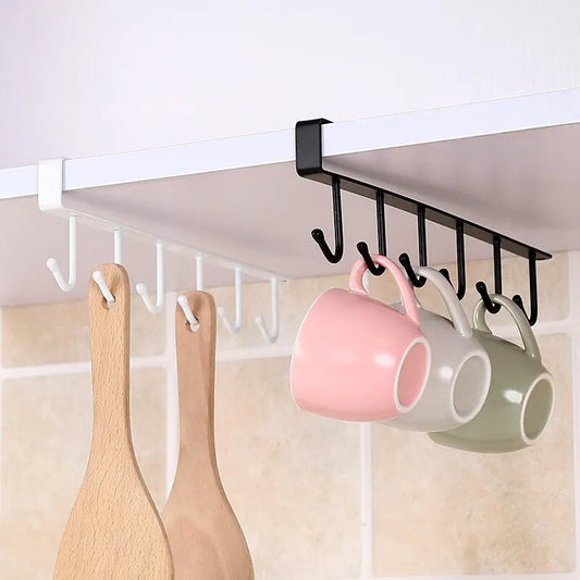 Crochets de cuisine sans clous Winnie – Étagère de stockage multi-niveaux