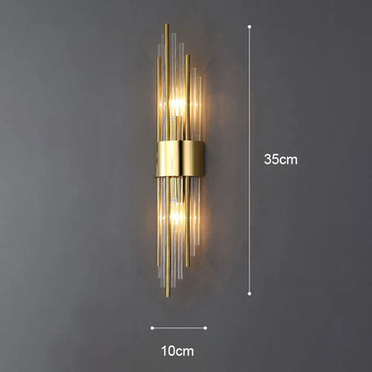 Floroux Elegant LED Wall Sconce | Luxurious Gold Design | Chic Wall Lighting