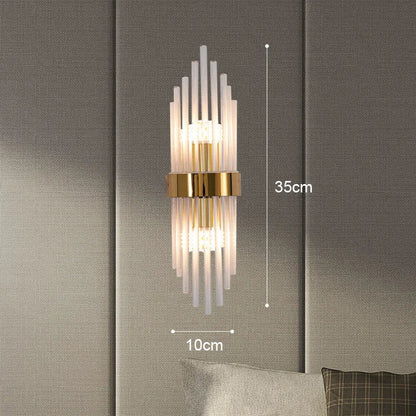 Floroux Elegant LED Wall Sconce | Luxurious Gold Design | Chic Wall Lighting