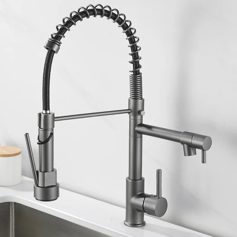 Floroux double outlet faucet | Modern design | Multifunctional kitchen faucet | High-quality materials
