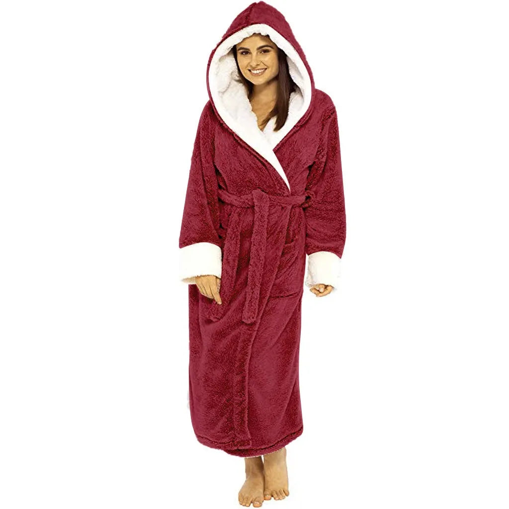 DouceurChic – Robe de Bain en Peluche Allongée