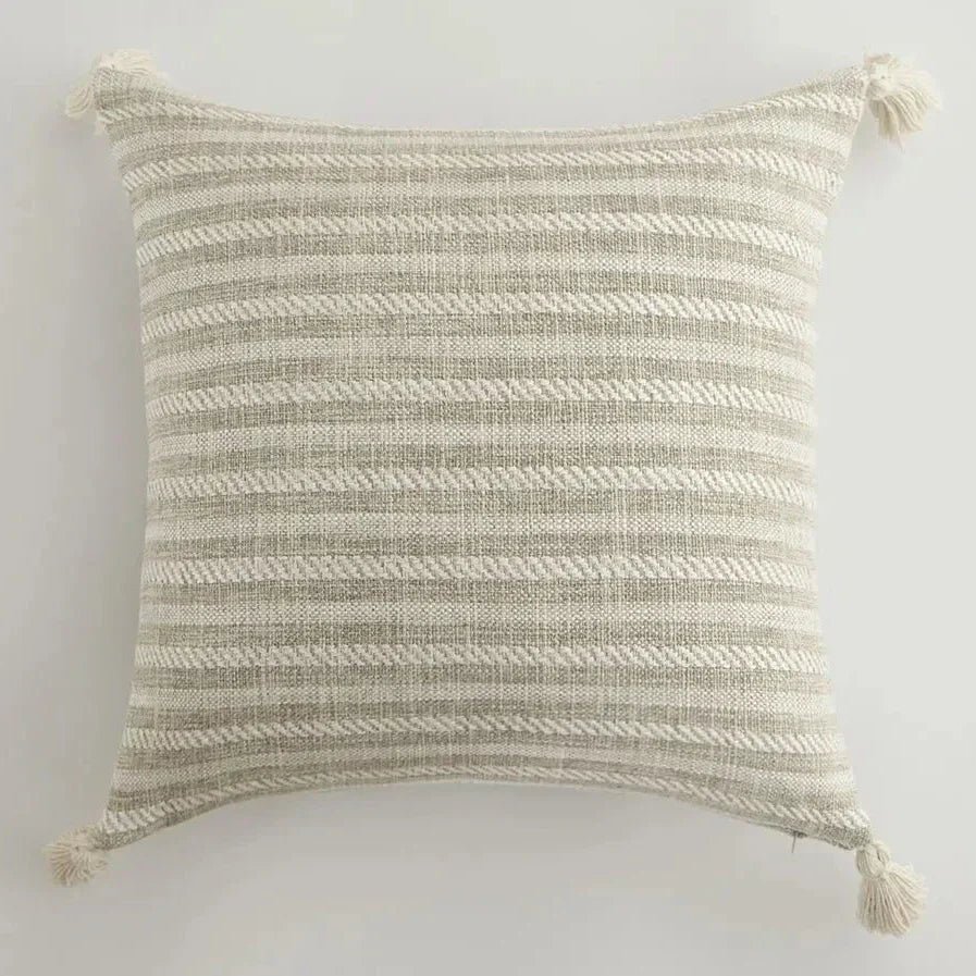 Elegance Loft Housse de coussin - Housse de coussin avec des franges ludiques pour tout intérieur