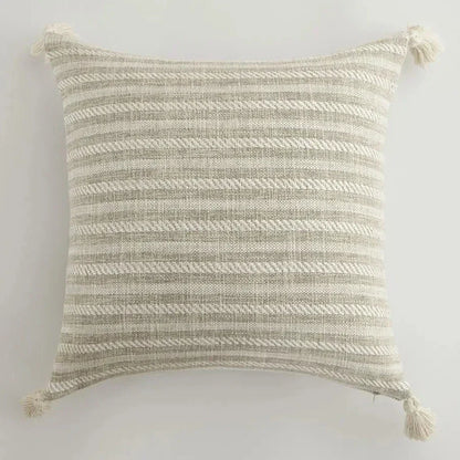 Elegance Loft Housse de coussin - Housse de coussin avec des franges ludiques pour tout intérieur