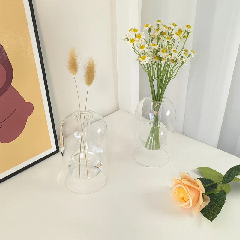 Diffuseur d'aromathérapie en verre pour huiles essentielles et bâtonnets en rotin – Parfum d'ambiance moderne pour décoration intérieure élégante