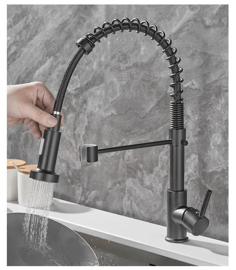 Floroux double outlet faucet | Modern design | Multifunctional kitchen faucet | High-quality materials