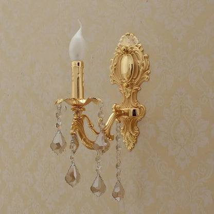 CrystalGlow - Luxe LED Bougie Lampe pour la Chambre