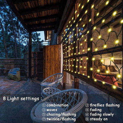 EnchantingGlow Éclairage Extérieur - Éclairage de Jardin Solaire Durable