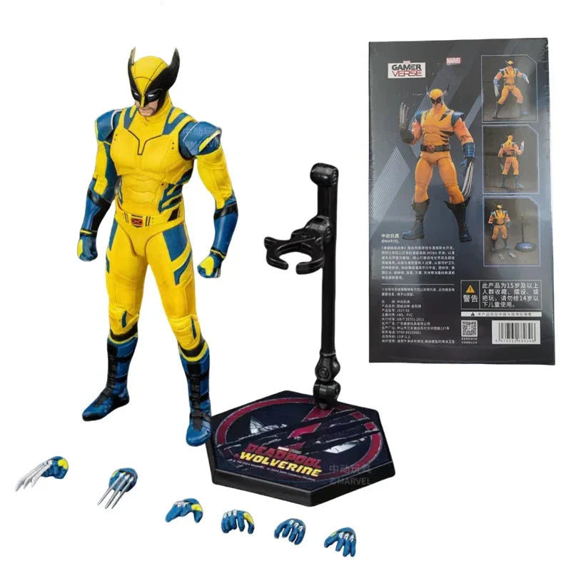 Super War Deadpool & Wolverine Figurines d'Action Collectibles - Jouets Inspirés par l'Anime