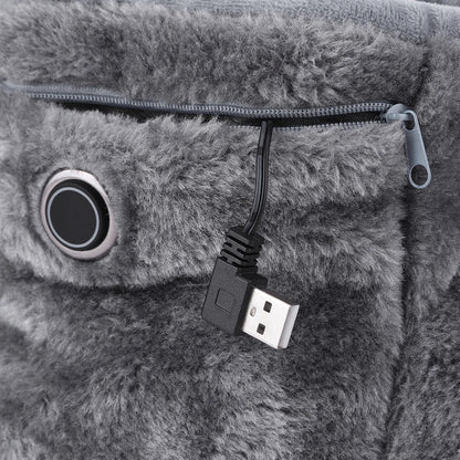 DreamStep Chaussons - Chaussons Électriques USB Chauds et Luxueux pour Jours Froids
