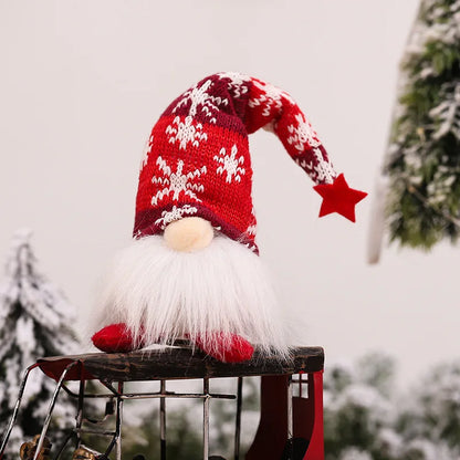 Floroux - Bonhomme de neige en peluche amusant pour une ambiance festive