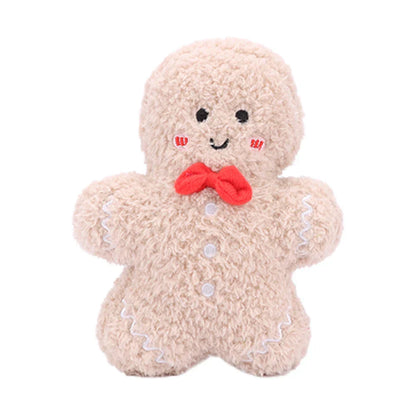 Floroux Bonhomme en pain d'épice - Belle décoration de Noël et jouet en peluche