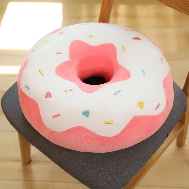 Floroux - Coussin donut confortable pour des moments de assise détendus