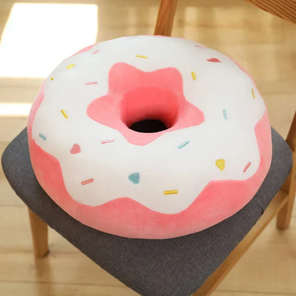 Floroux - Coussin donut confortable pour des moments de assise détendus