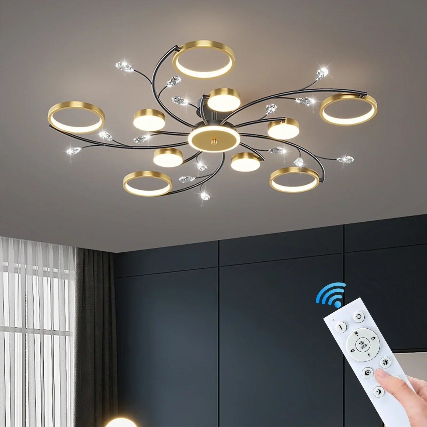 AmbianceLumi – Lampe suspendue avec fonction dimmable