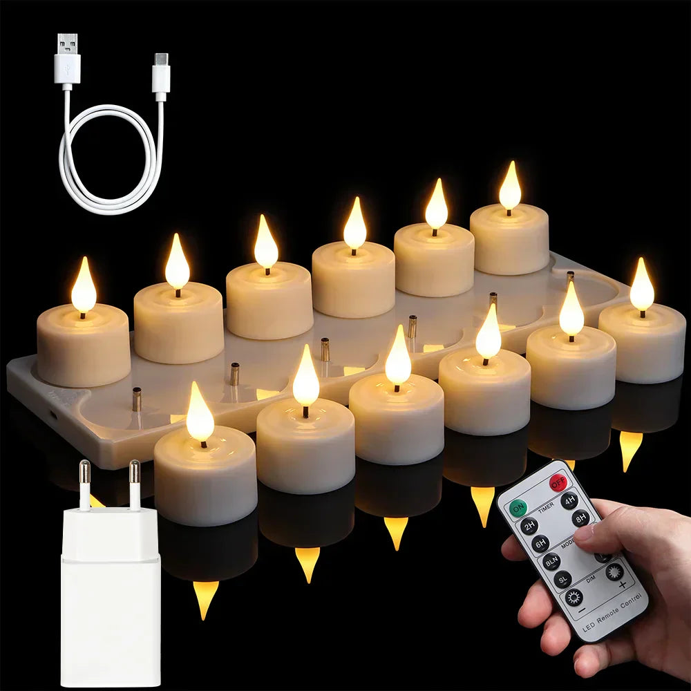 Flickerflex – Bougies vacillantes sans flamme pour décoration