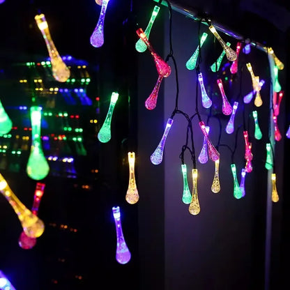 MagicGlow Lampe de Jardin - Guirlande de Fleurs Énergétique Enchantée