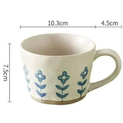 Ensemble de 2 tasses en céramique faites à la main