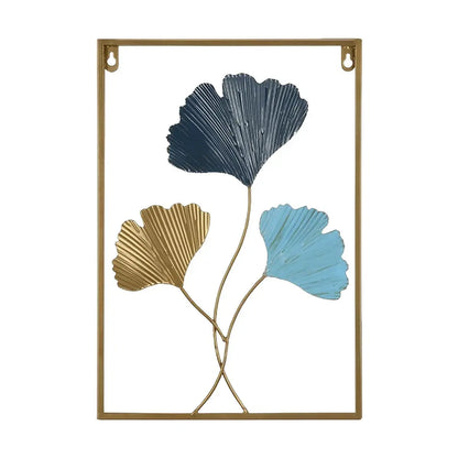 Cadre mural en fer paysage de jungle