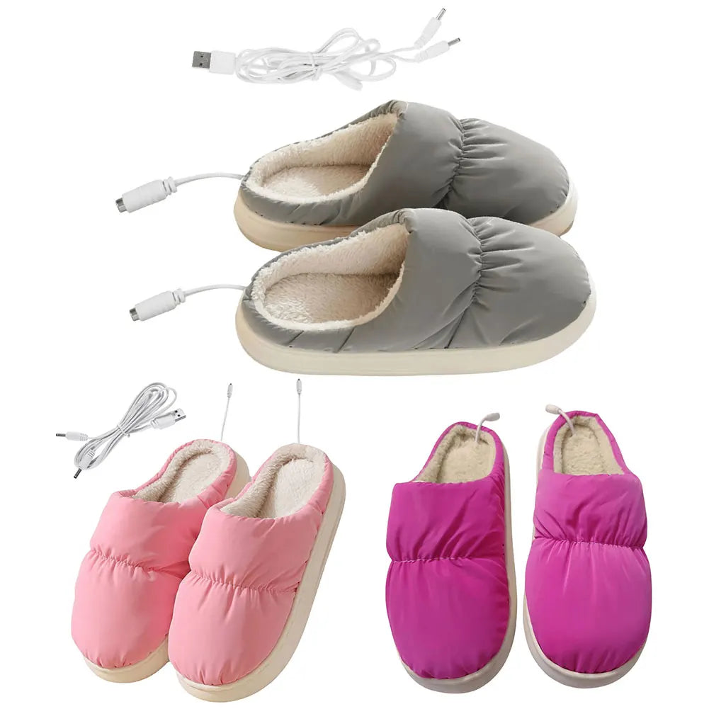 CloudCuddle Comfort Chaussons - Ultimes Chaussons en Peluche Chauffants pour le Confort d'Hiver