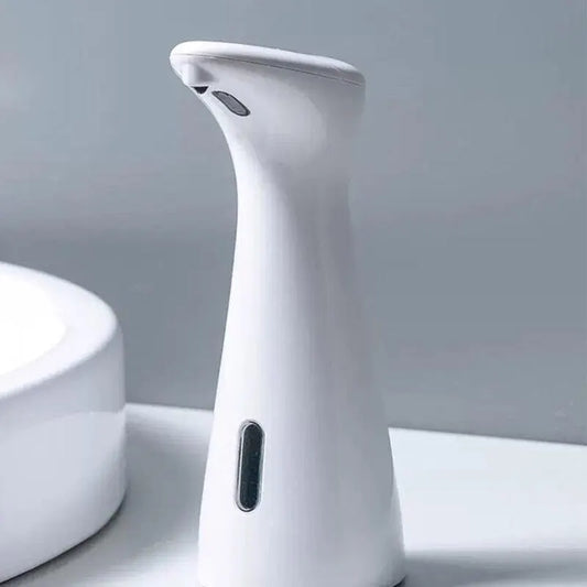 Distributeur de savon automatique SmartSense – Design tactile blanc élégant, étanche et durable
